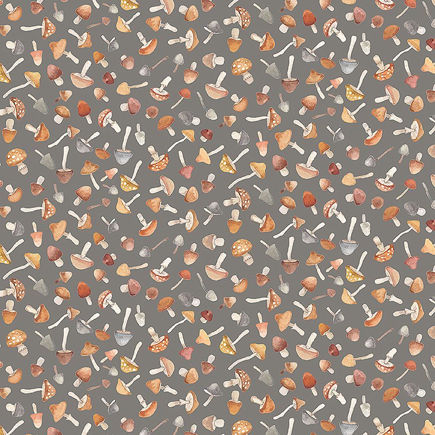 Count on Me - Fungi - Pewter - STELLA-DNS3314