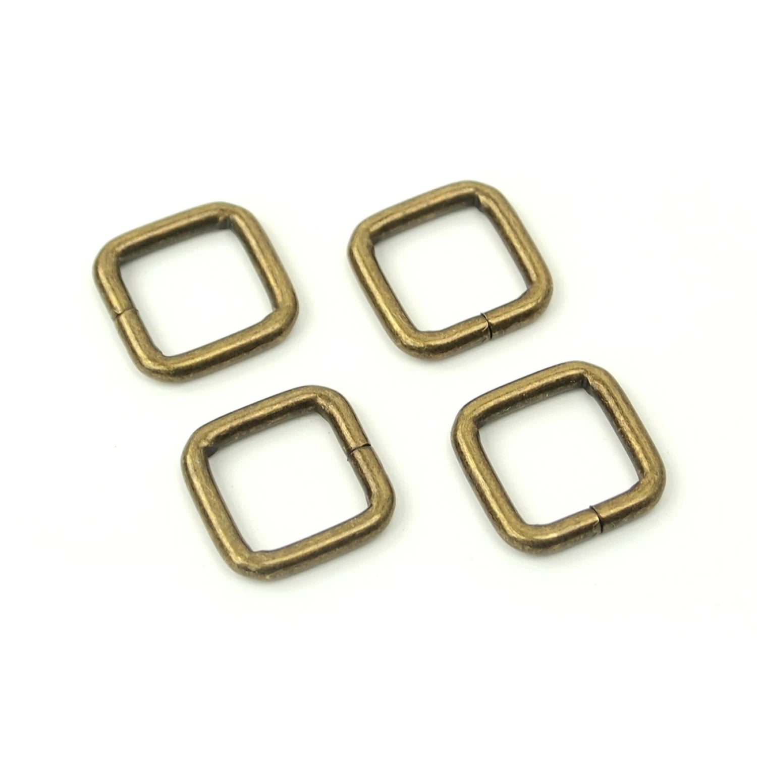 Four Rectangle Rings 1/2" Antique