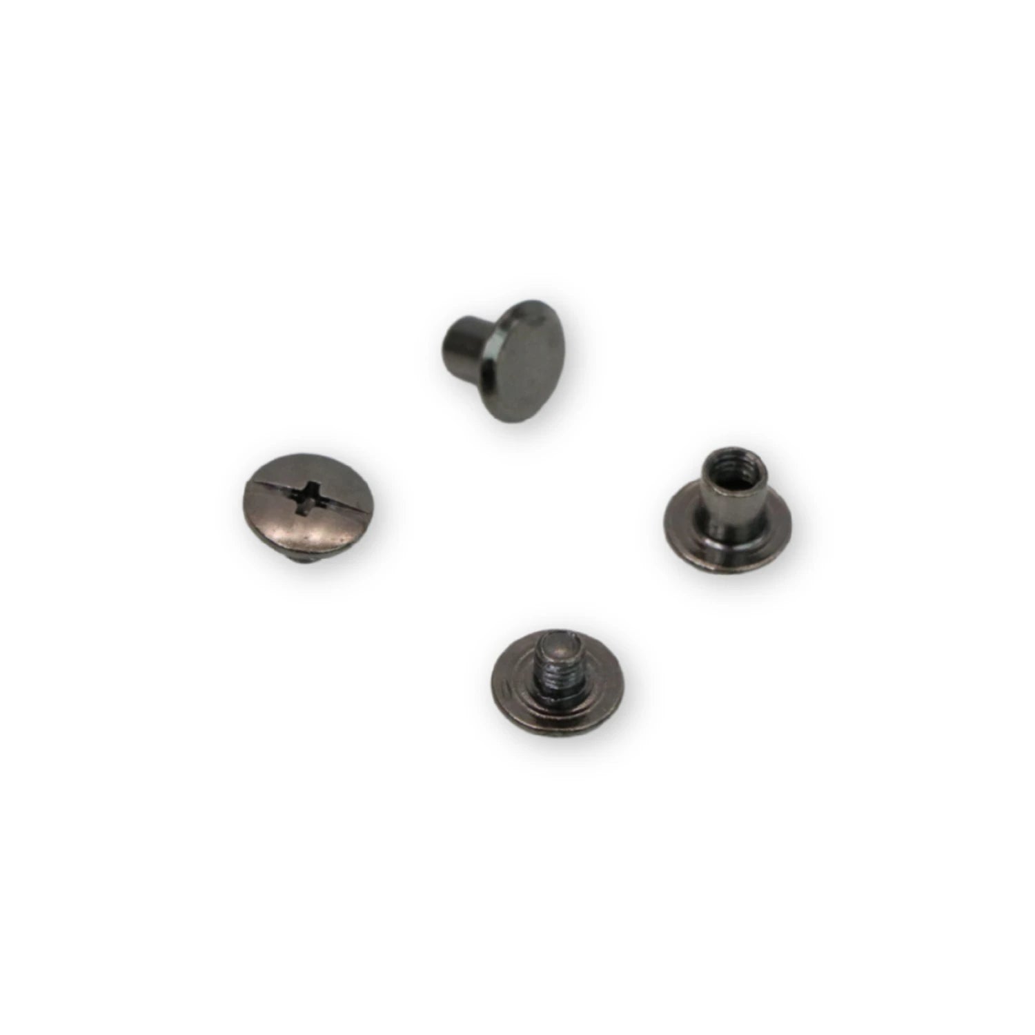 Chicago Screws - 6mm - 12ct - Gunmetal
