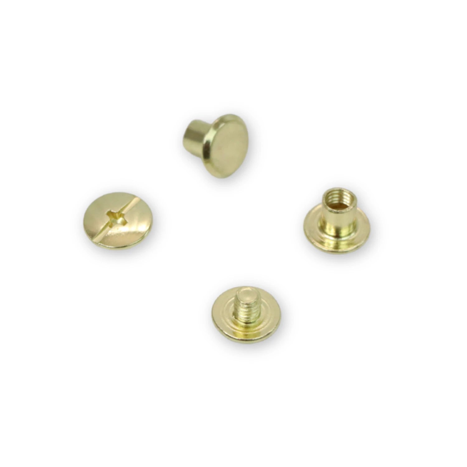 Chicago Screws - 6mm - 12ct - Gold