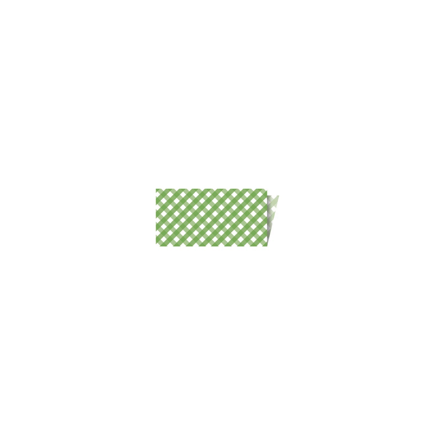 Single-Fold Quilt Binding - Micro Gingham Green