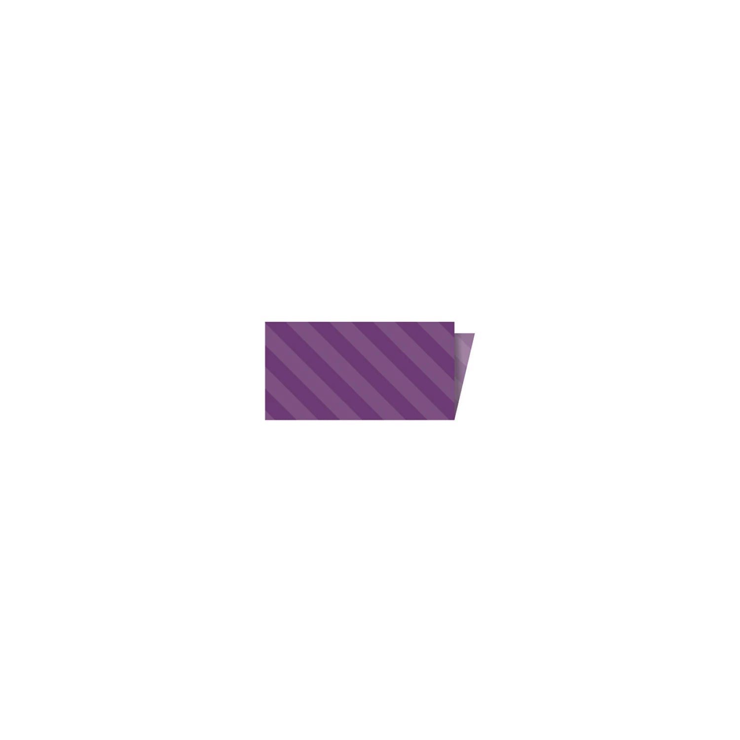 Single-Fold Quilt Binding - 1/8" Stripe - Tonal Stripe Eggplant
