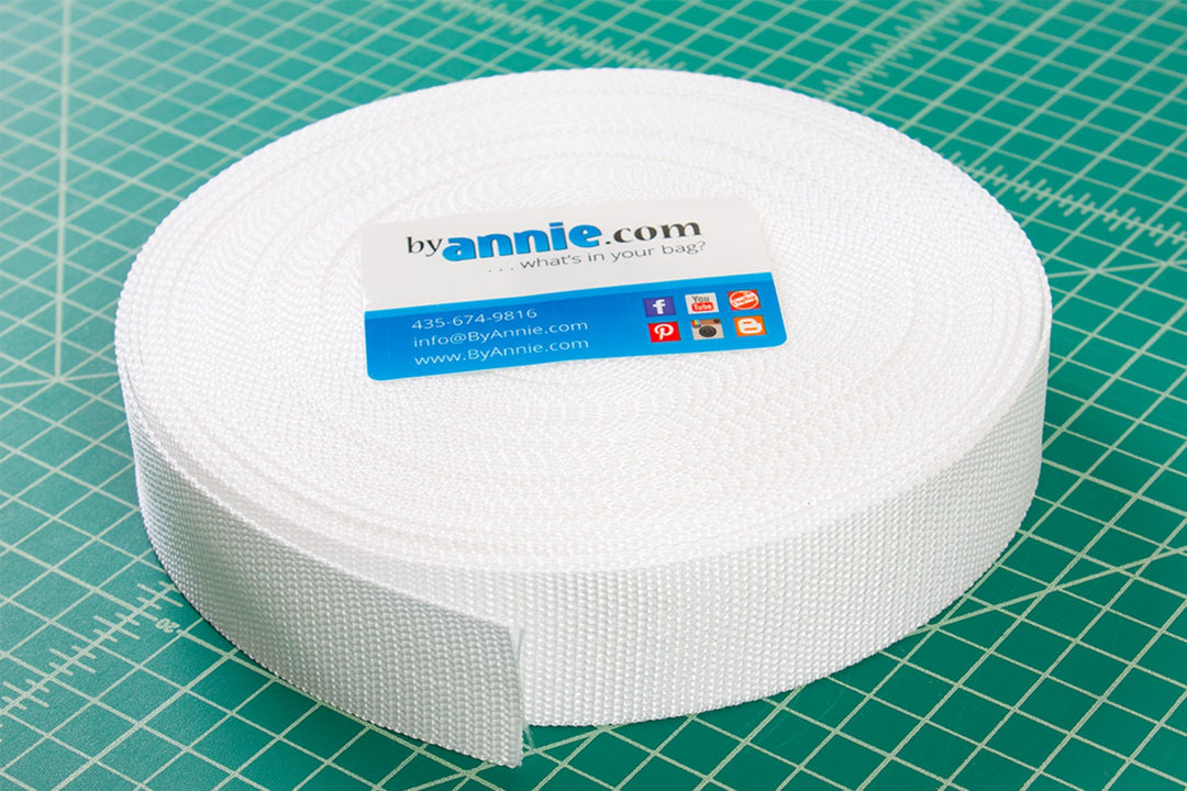 Strapping / Webbing - Polypro - 1.5 inch - White