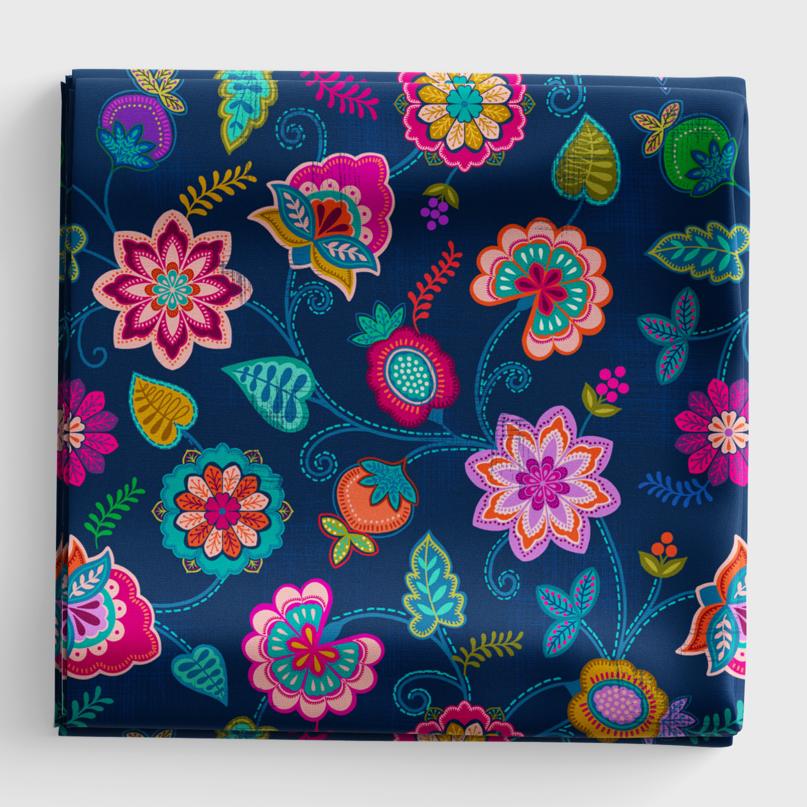 Sambramha - Floral - Dark Blue - A976C