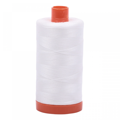 Aurifil Mako Cotton Thread 50WT - 2021 Natural White