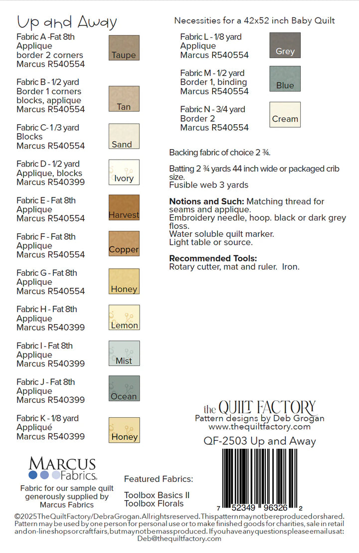 Up and Away - The Quilt Factory