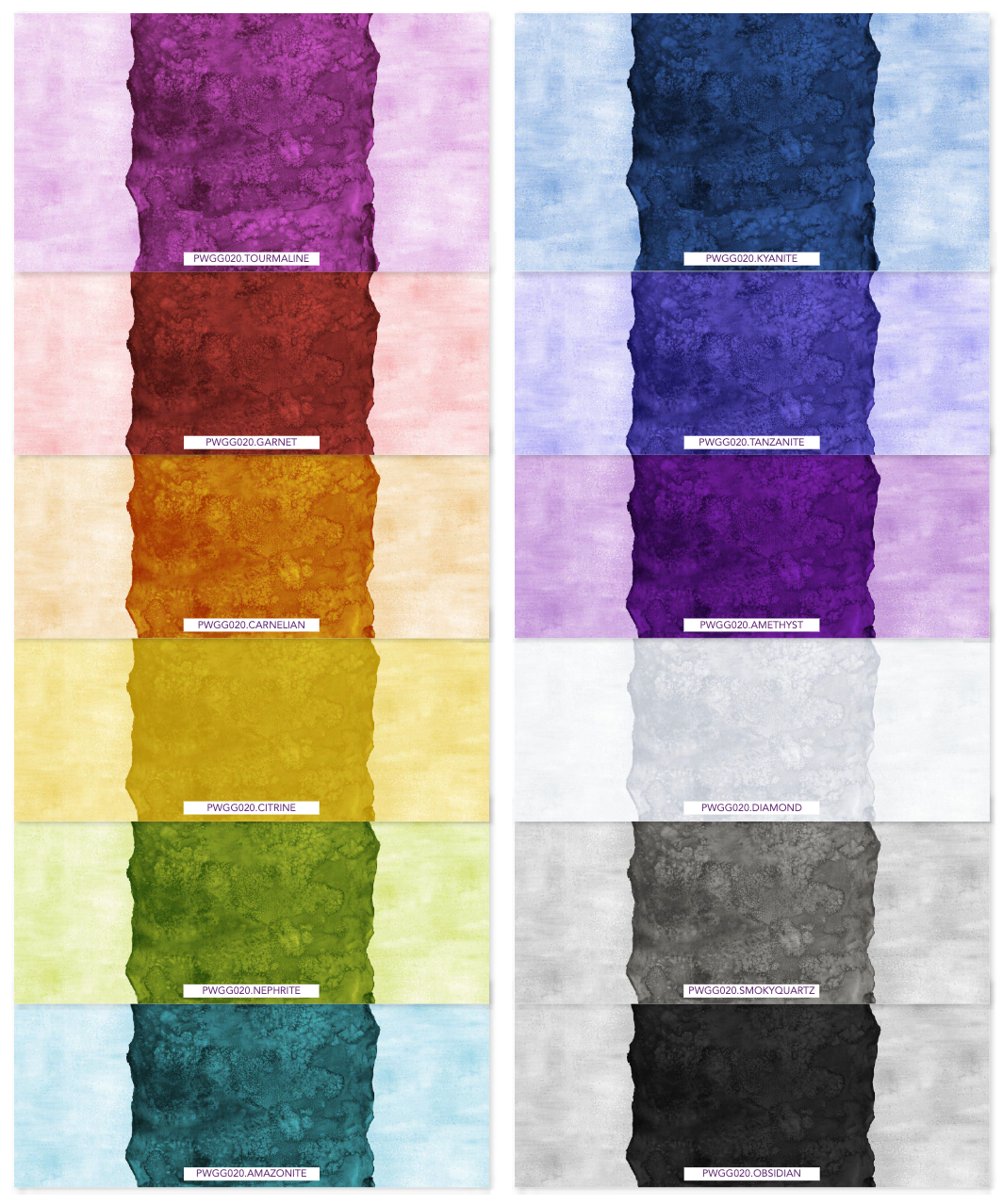 Gemini - Half Yard Bundle - 12pcs - FB2HYGG-GEMINI