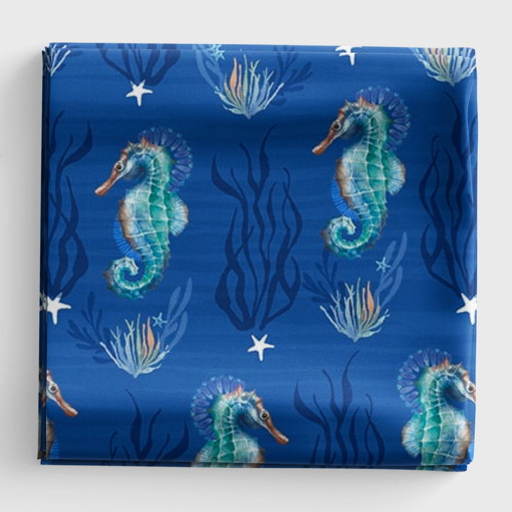 Seatopia - Seahorses - Navy - 4555-77