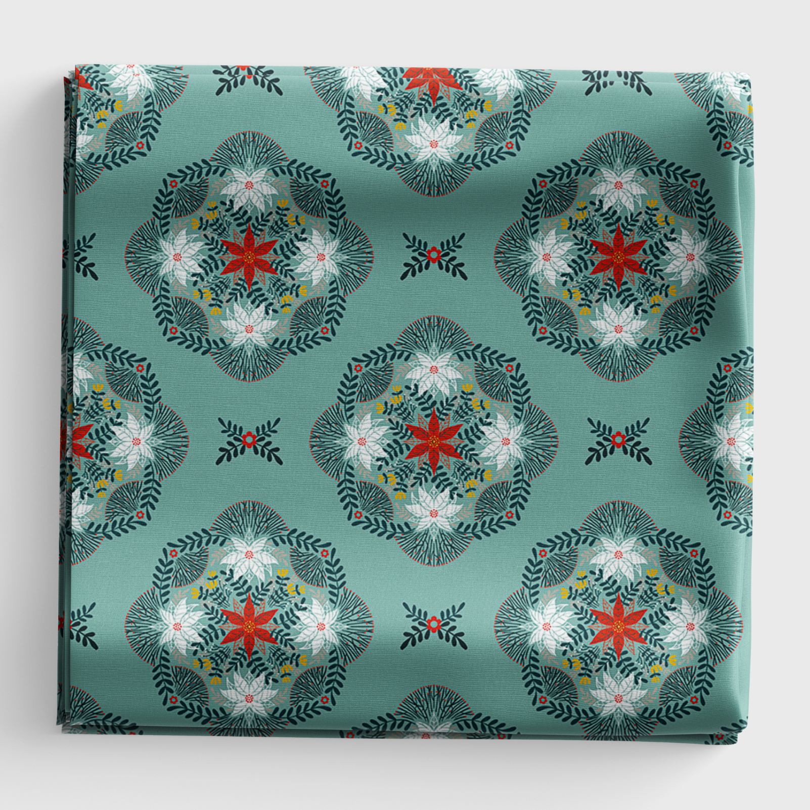 Silent Night - Flowers in the Thicket - Teal - PWCD177.XTEAL