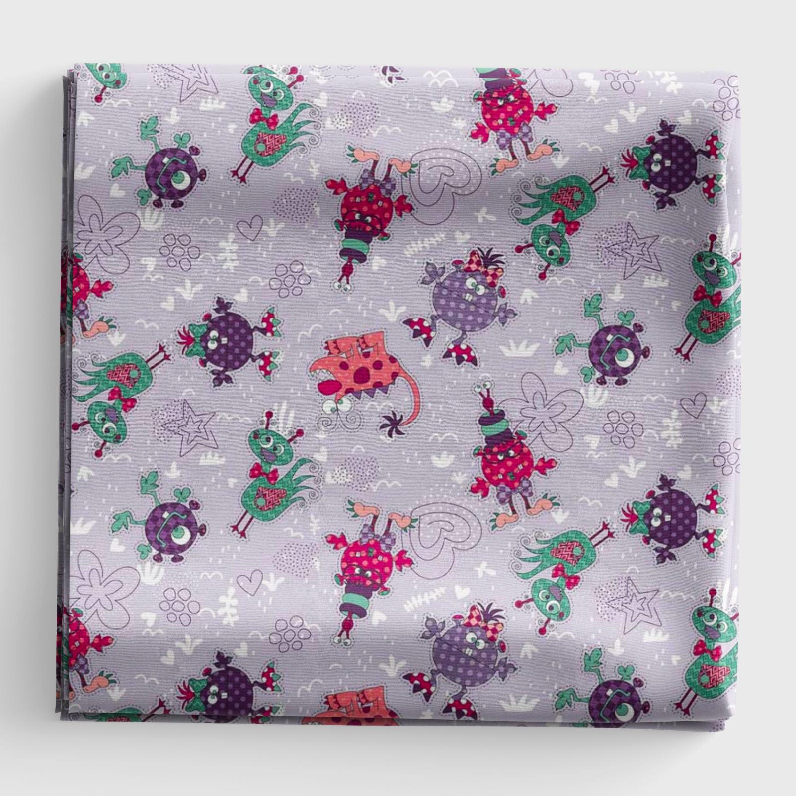Silly Gilly Returns - All Over Characters - Lavender - 2341-15