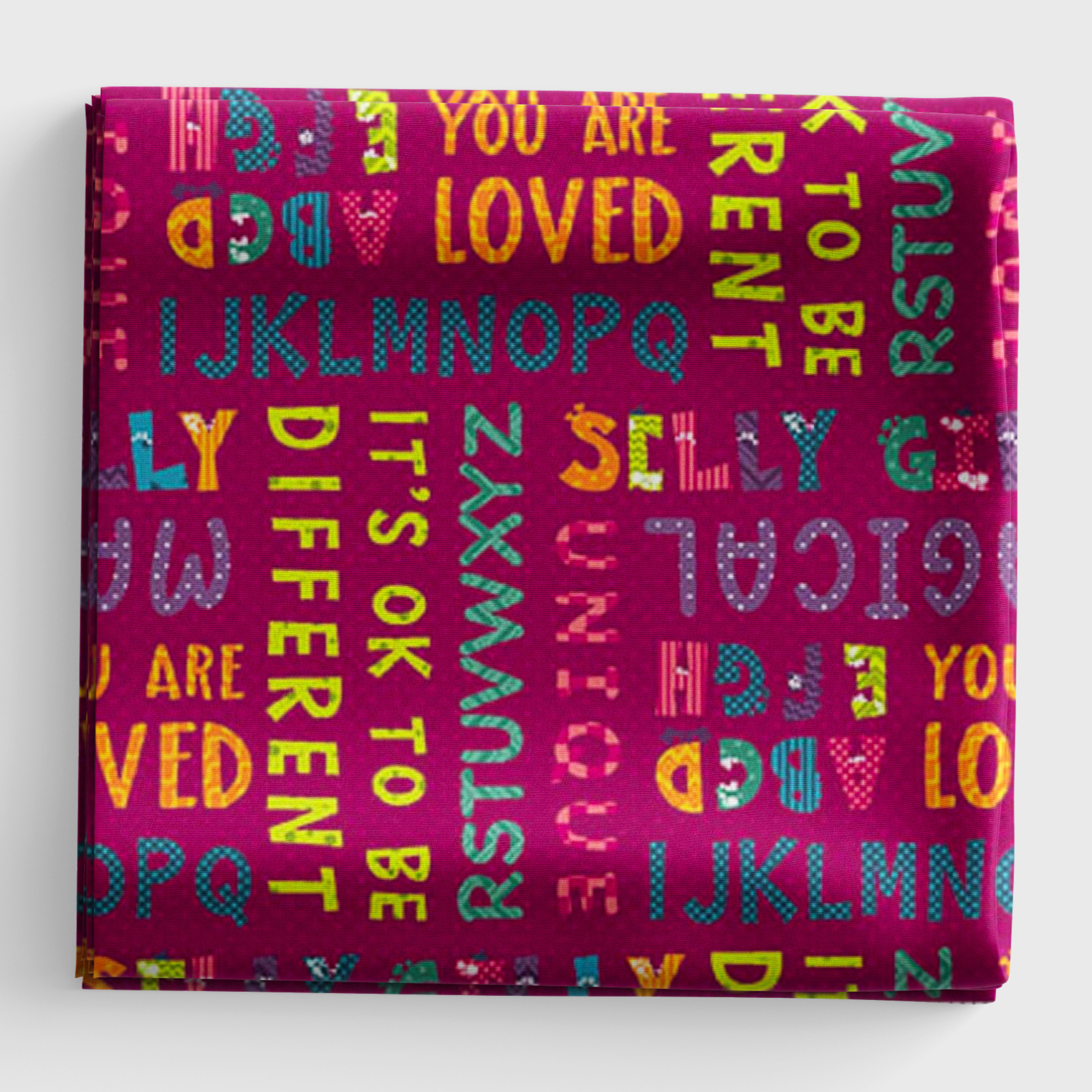 Silly Gilly Returns - Word Print - Magenta - 2347-85