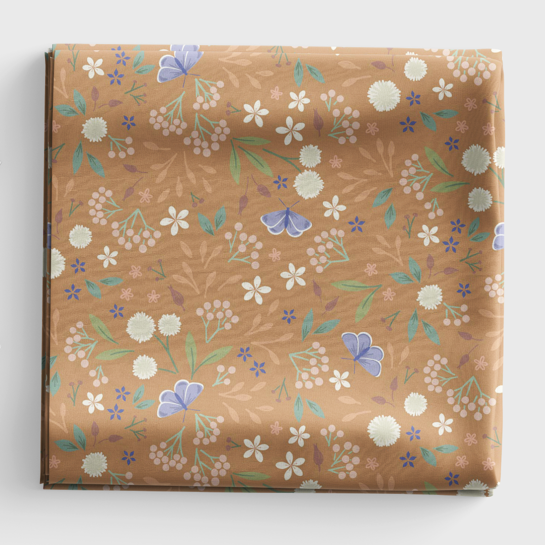 Sky Garden - Floral Odyssey - Light Burnt Sienna - CC57.2