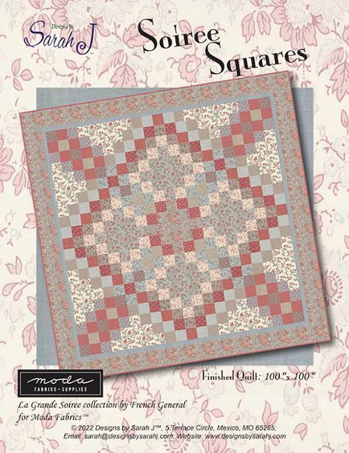 Soiree Squares Quilt Pattern