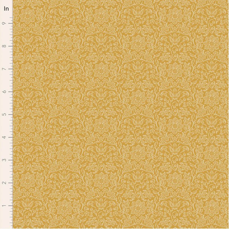 Tilda - Songbird - Lila - Mustard - 110161