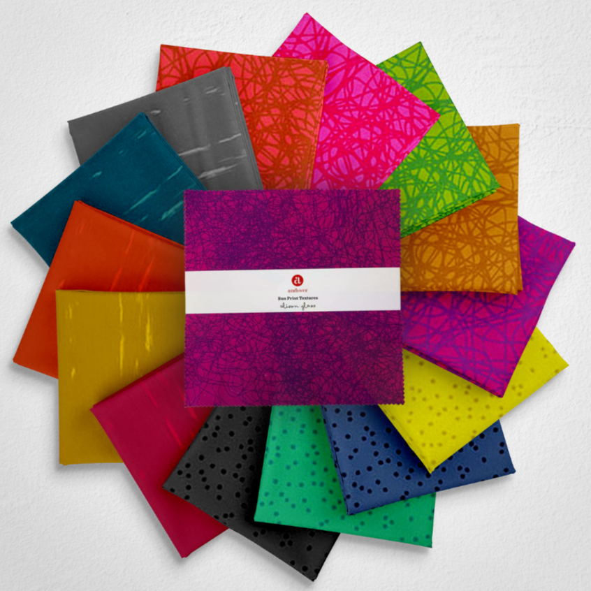 Sun Print Textures - 10" x 10" squares