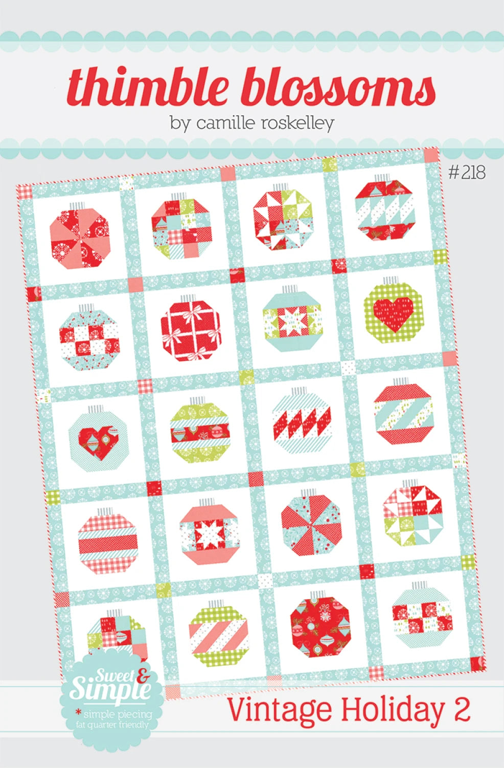Vintage Holiday 2 Quilt Pattern - Thimble Blossoms