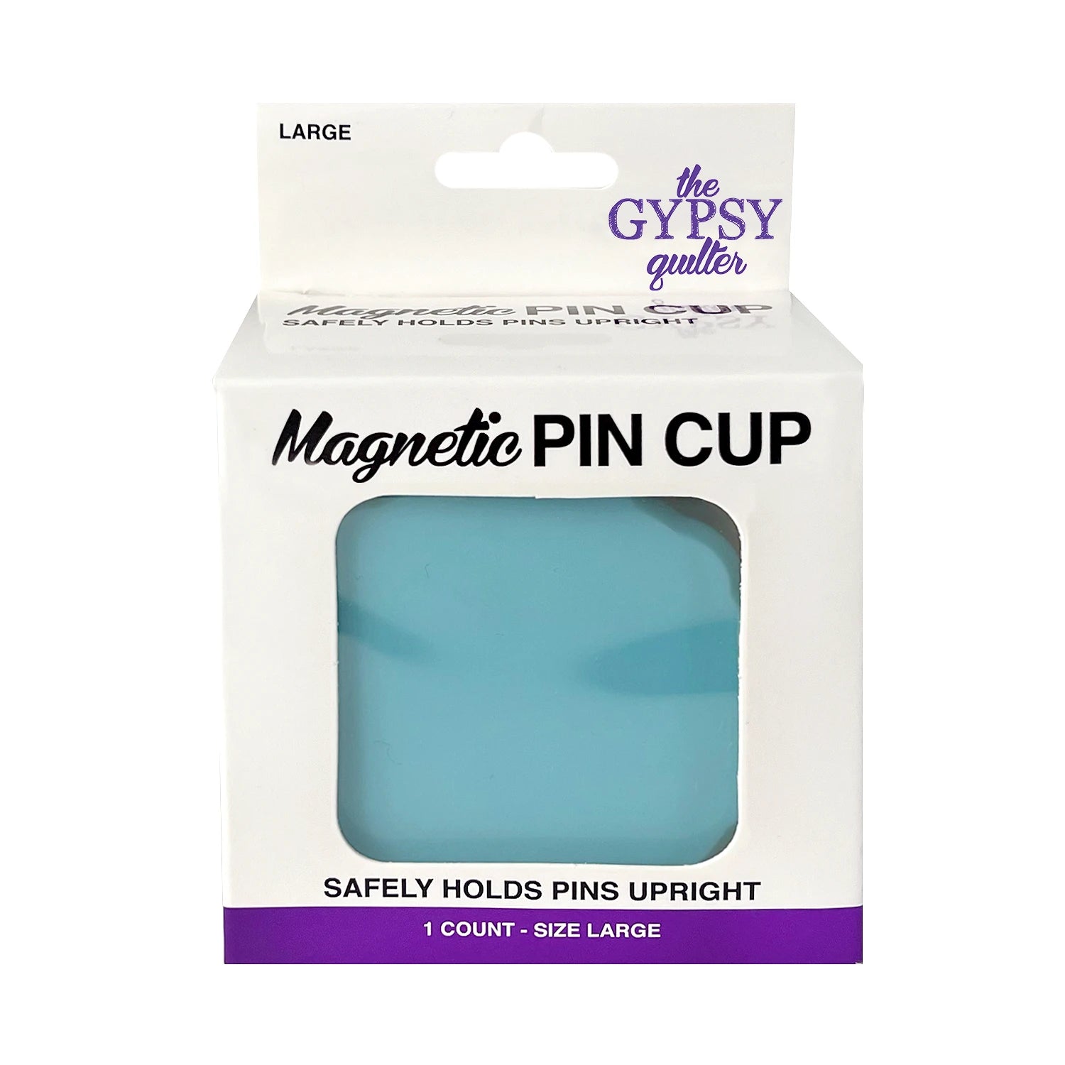 Magnetic Pin Cup Large Gypsy Bohemian Blue