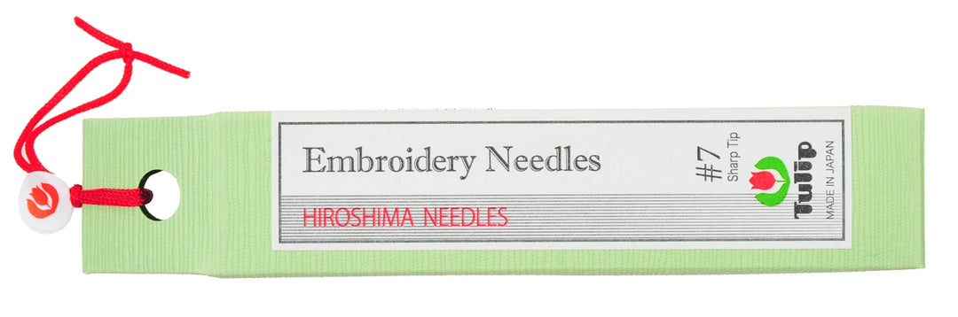 Embroidery Needles No 7 Sharp Tip - Tulip Company