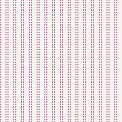 Tilda-Tea Towel Basics  Brownie Stripes  Plum 130070