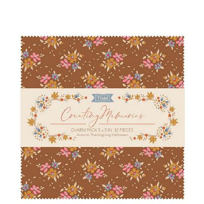 Creating Memories - Tilda - Autumn Charm Pack - 5 in squares 32pcs