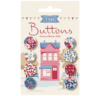 Village Life - Tilda - Winter - 8pc Buttons