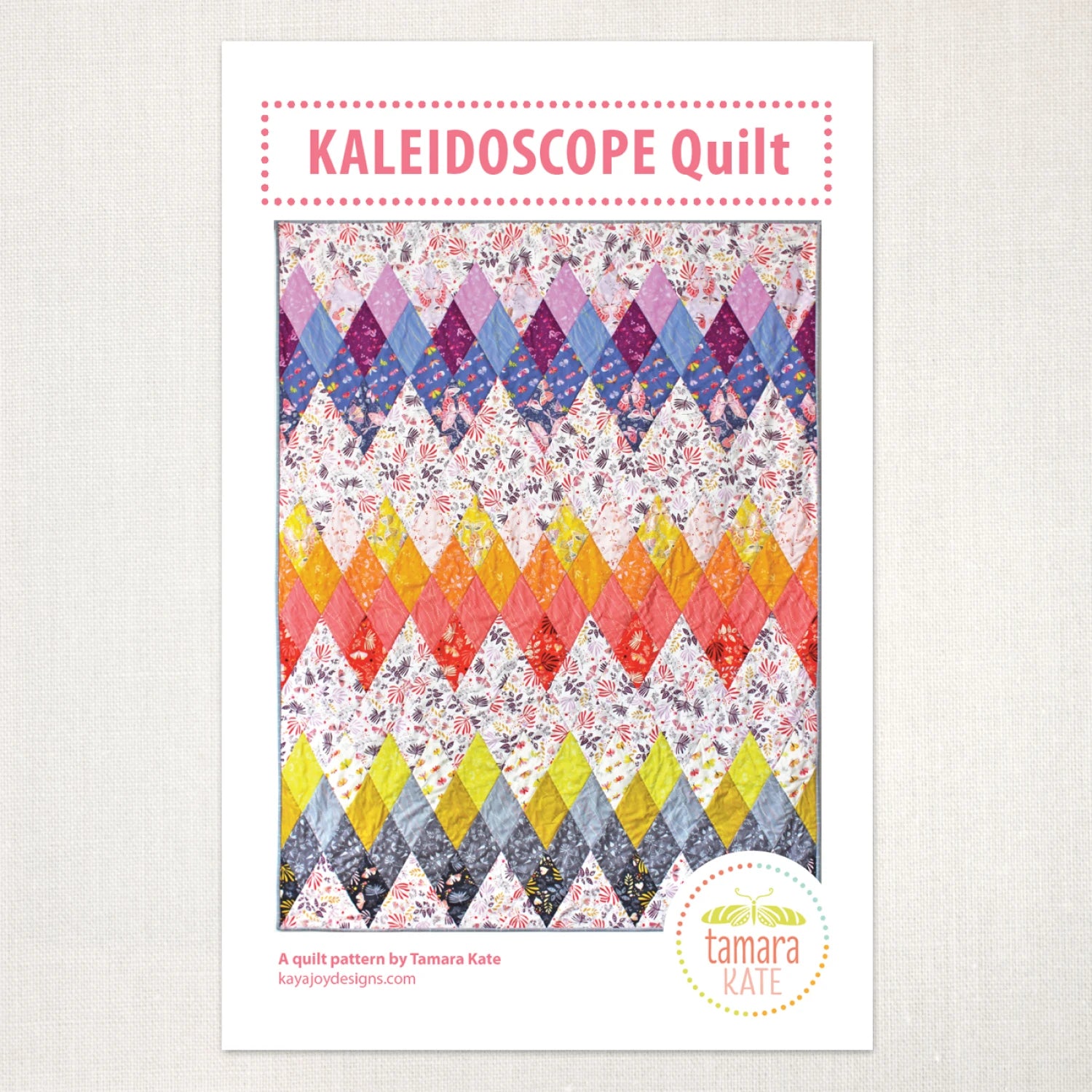 Kaleidoscope Quilt Pattern - Tamara Kate Design