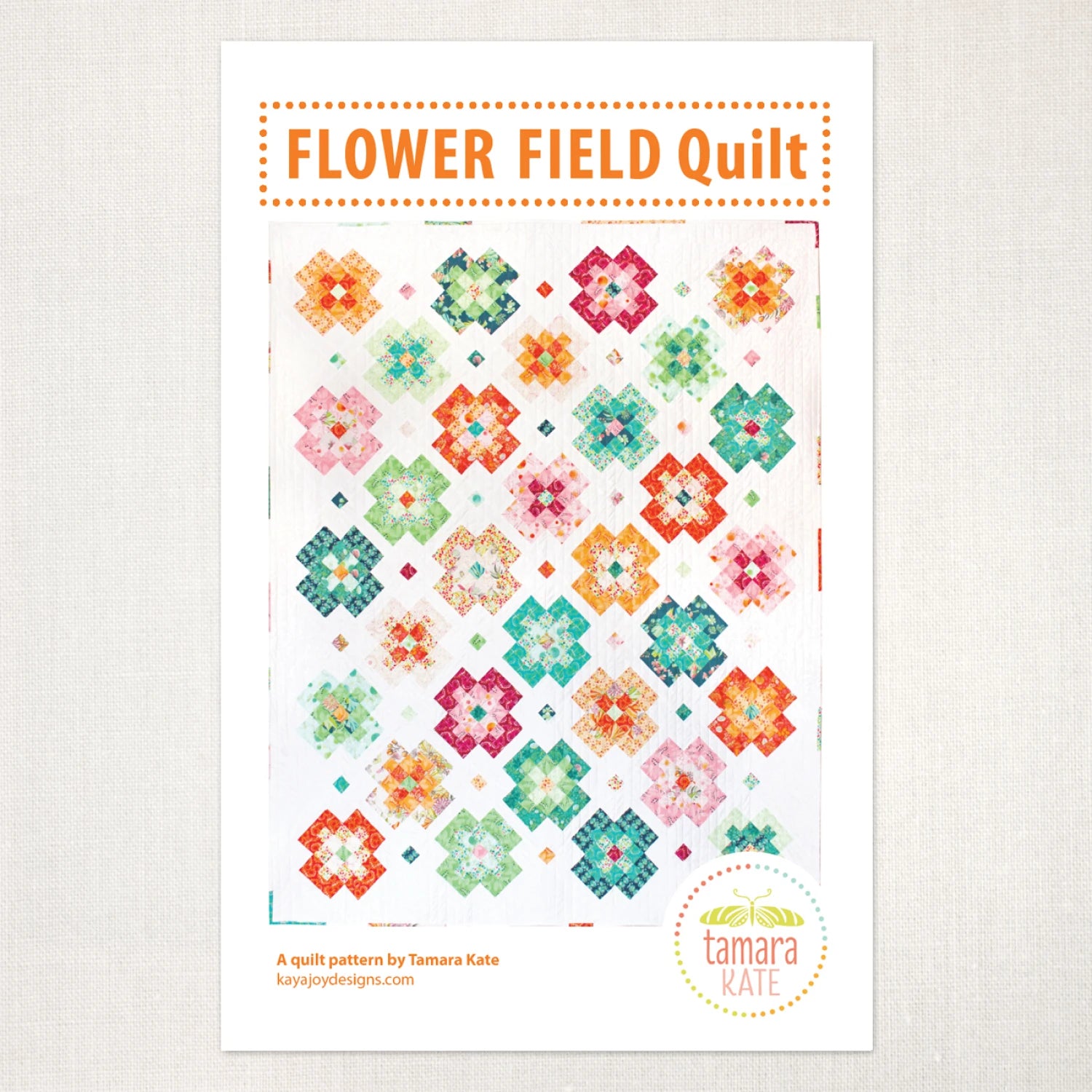 Flower Field Quilt Pattern - Tamara Kate Design