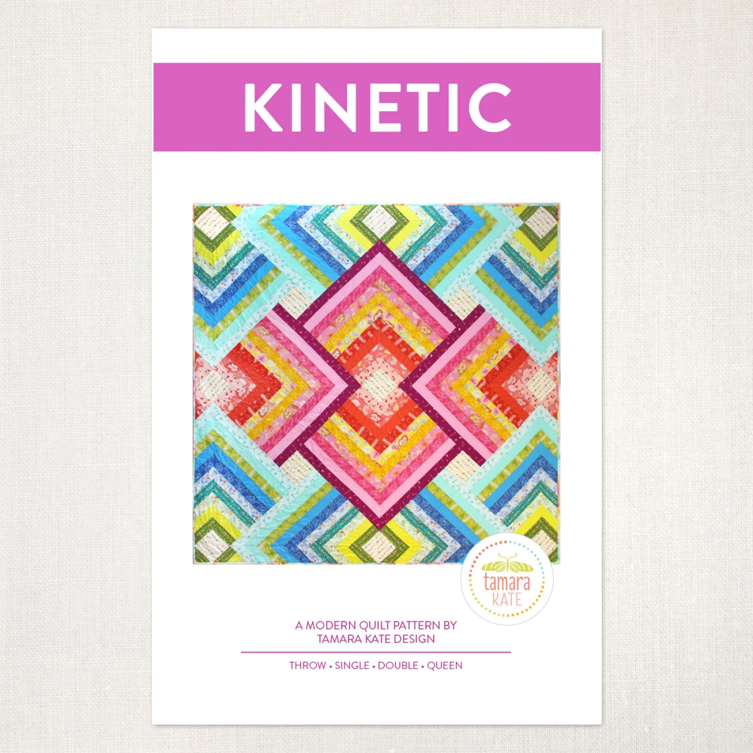 Kinetic Quilt Pattern - Tamara Kate Design