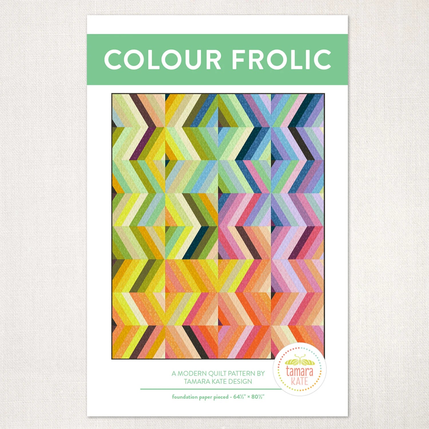 Color Frolic Quilt Pattern - Tamara Kate Design