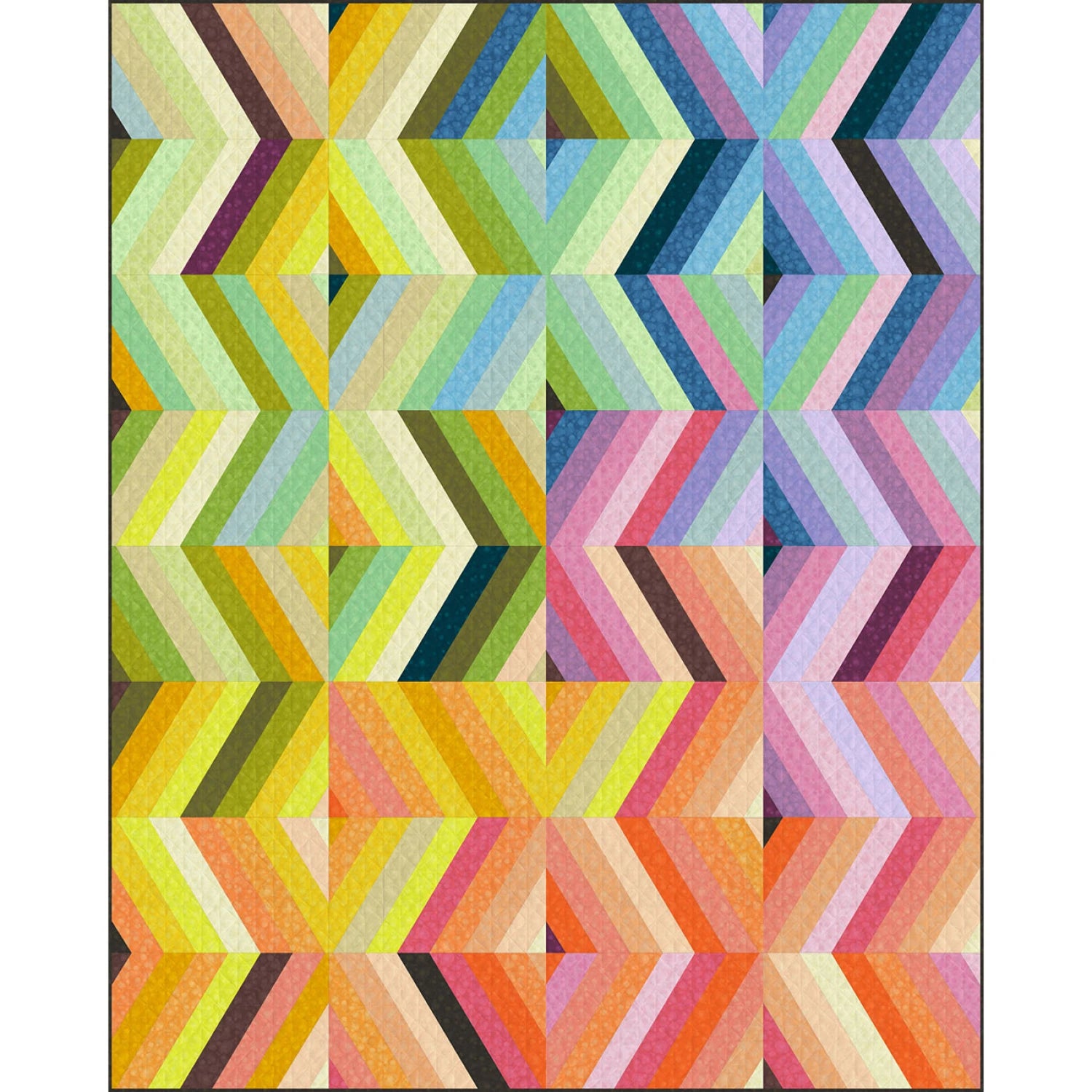 Color Frolic Quilt Pattern - Tamara Kate Design