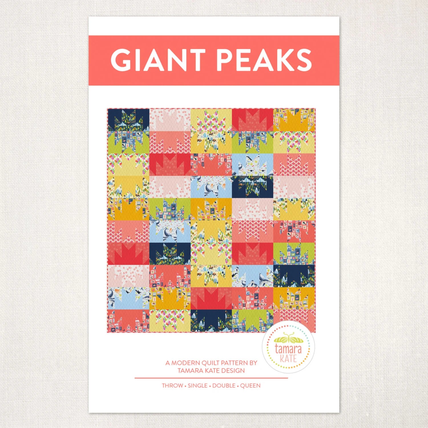 Giant Peaks Quilt Pattern - Tamara Kate Design