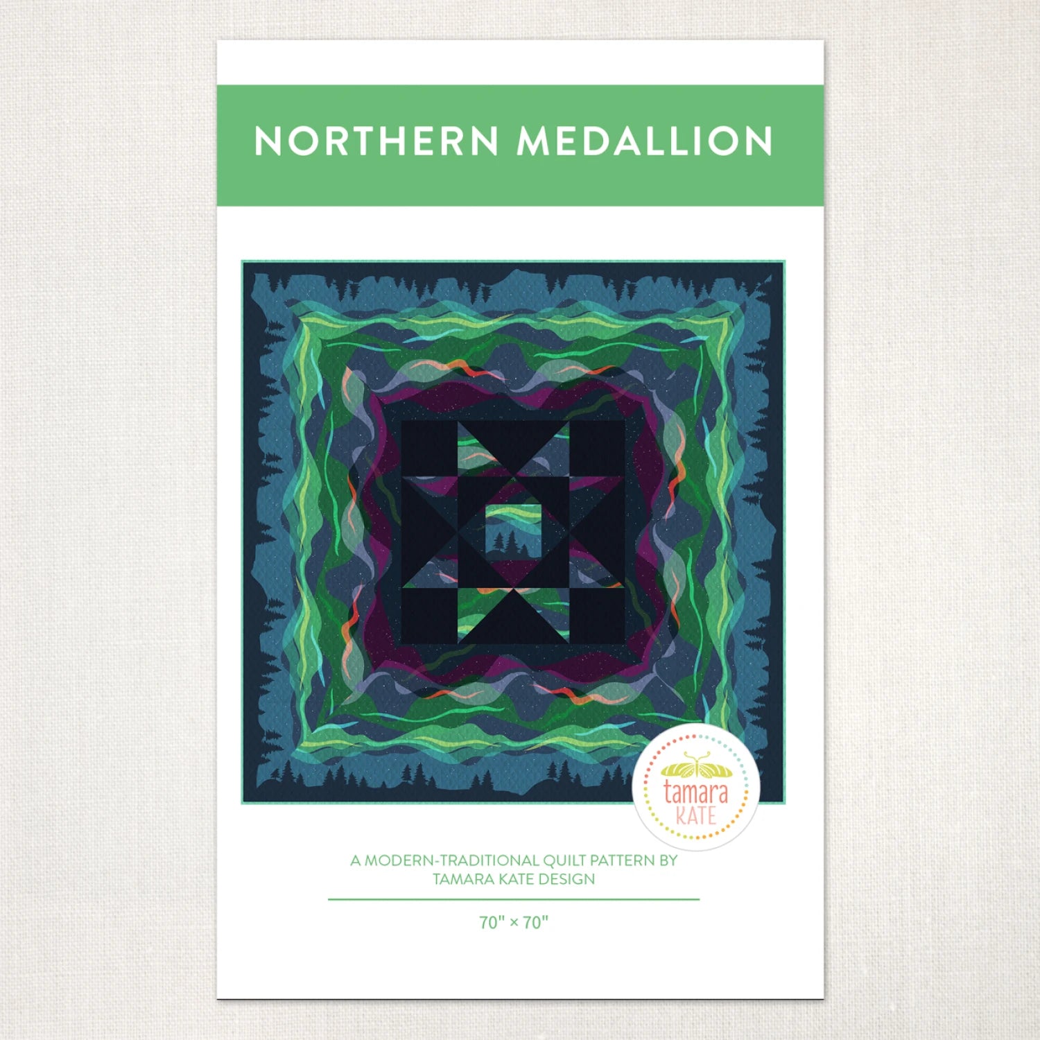 Northern Medallion Quilt Pattern - Tamara Kate Designs