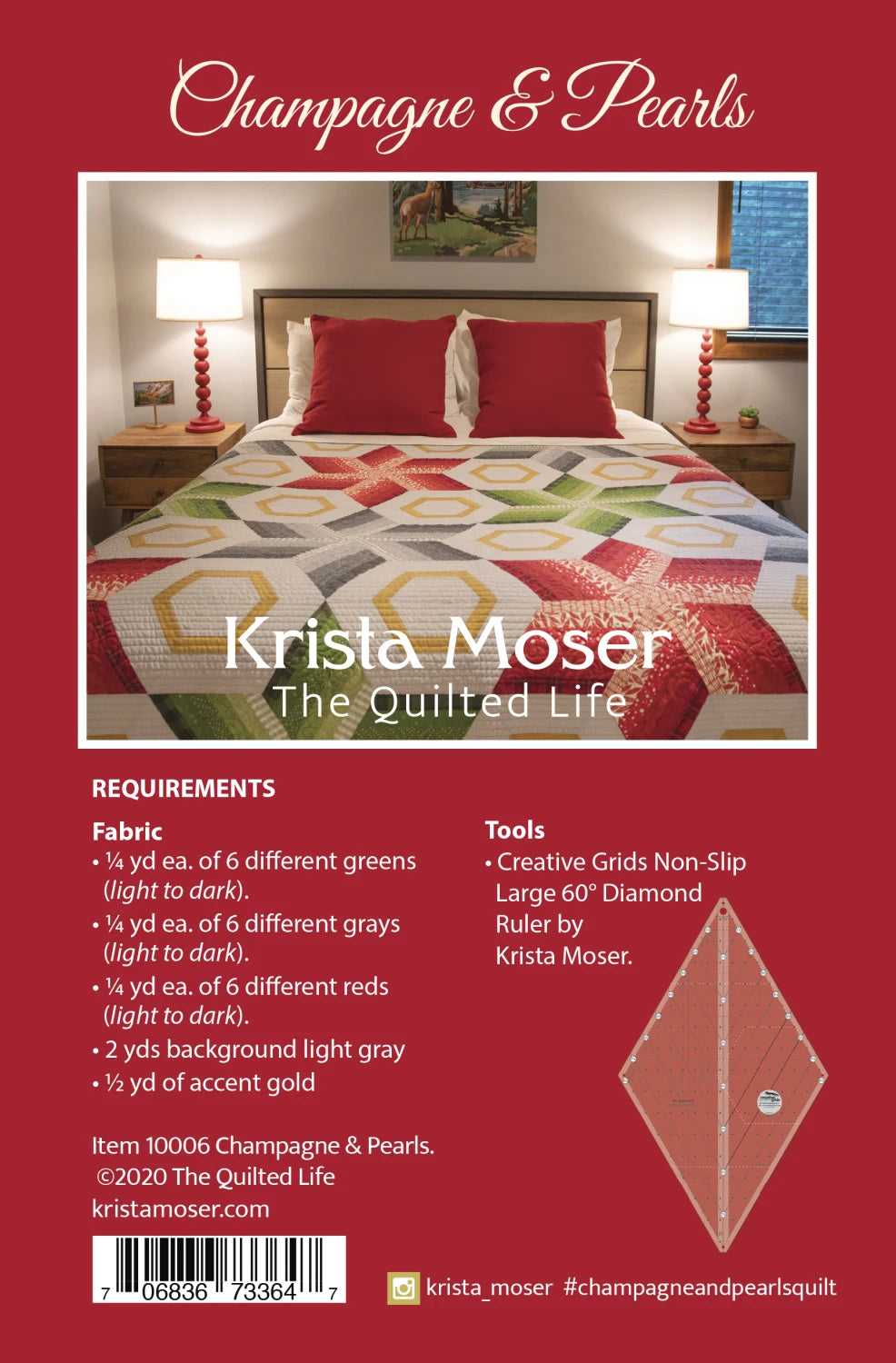 Champagne & Pearls Quilt Pattern - Krista Moser
