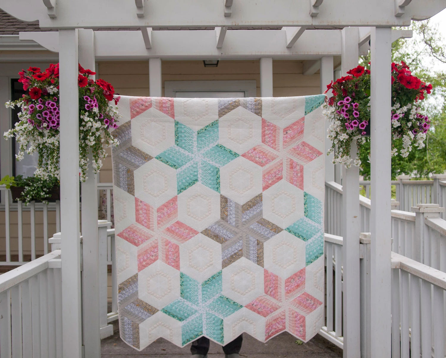 Champagne & Pearls Quilt Pattern - Krista Moser