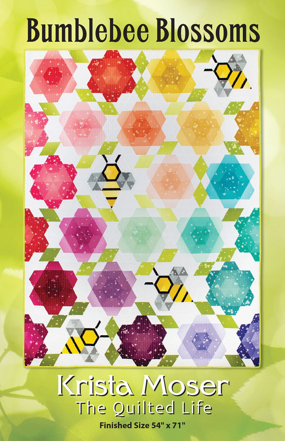 Bumblebee Blossoms Quilt Pattern - Krista Moser