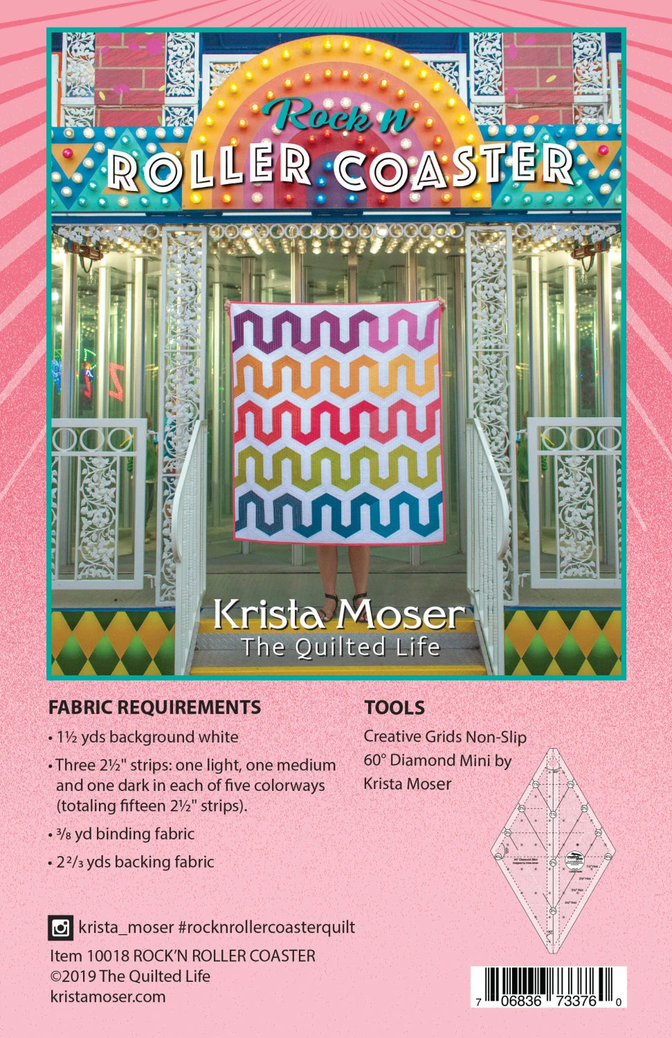 Rock N Roller Coaster Quilt Pattern - Krista Moser