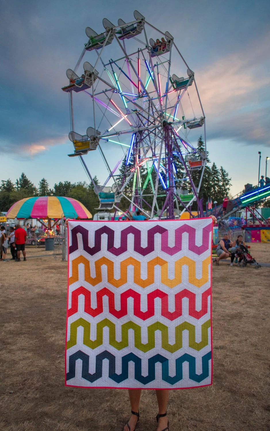 Rock N Roller Coaster Quilt Pattern - Krista Moser