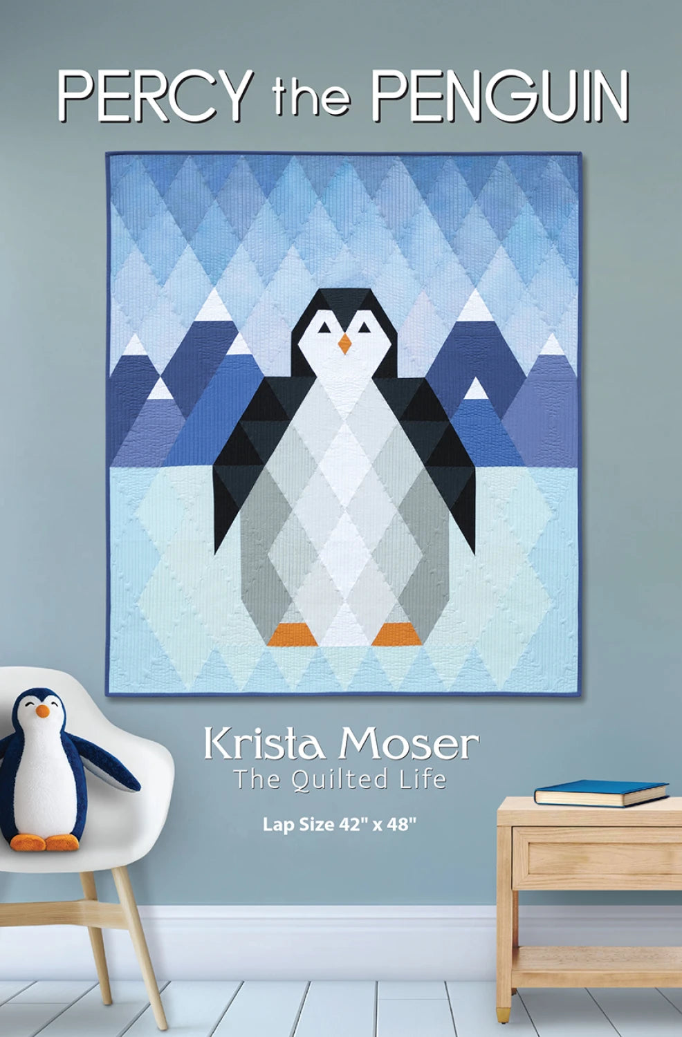 Percy the Pengiun Quilt Pattern - Krista Moser
