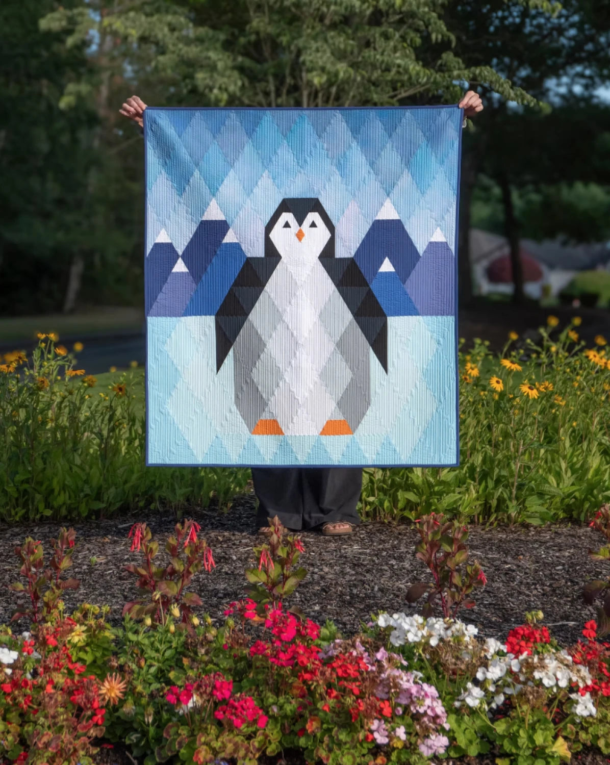 Percy the Pengiun Quilt Pattern - Krista Moser
