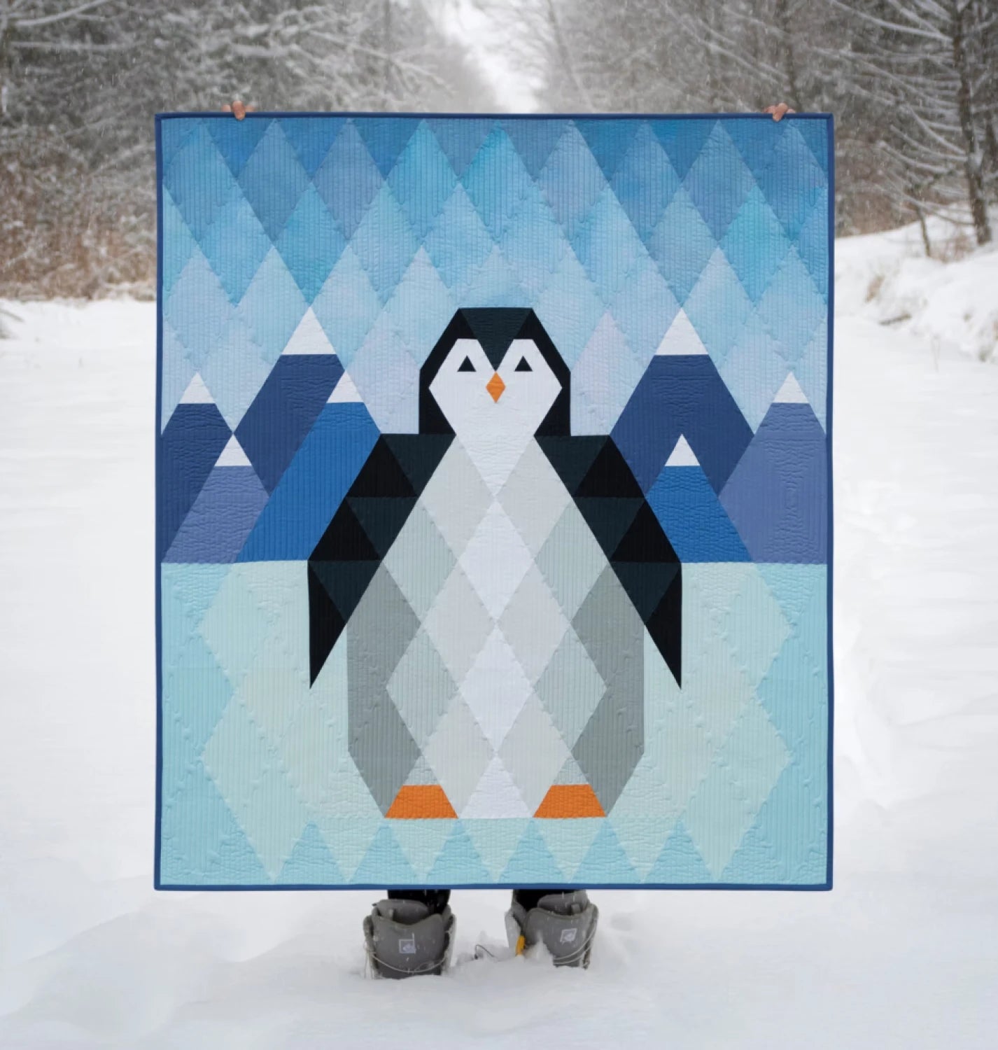 Percy the Pengiun Quilt Pattern - Krista Moser