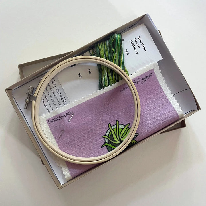 Kate Wyatt Embroidery Kit - Fiddlehead