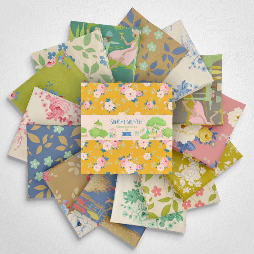 Sunday Brunch - Tilda - 40pc 10" Square