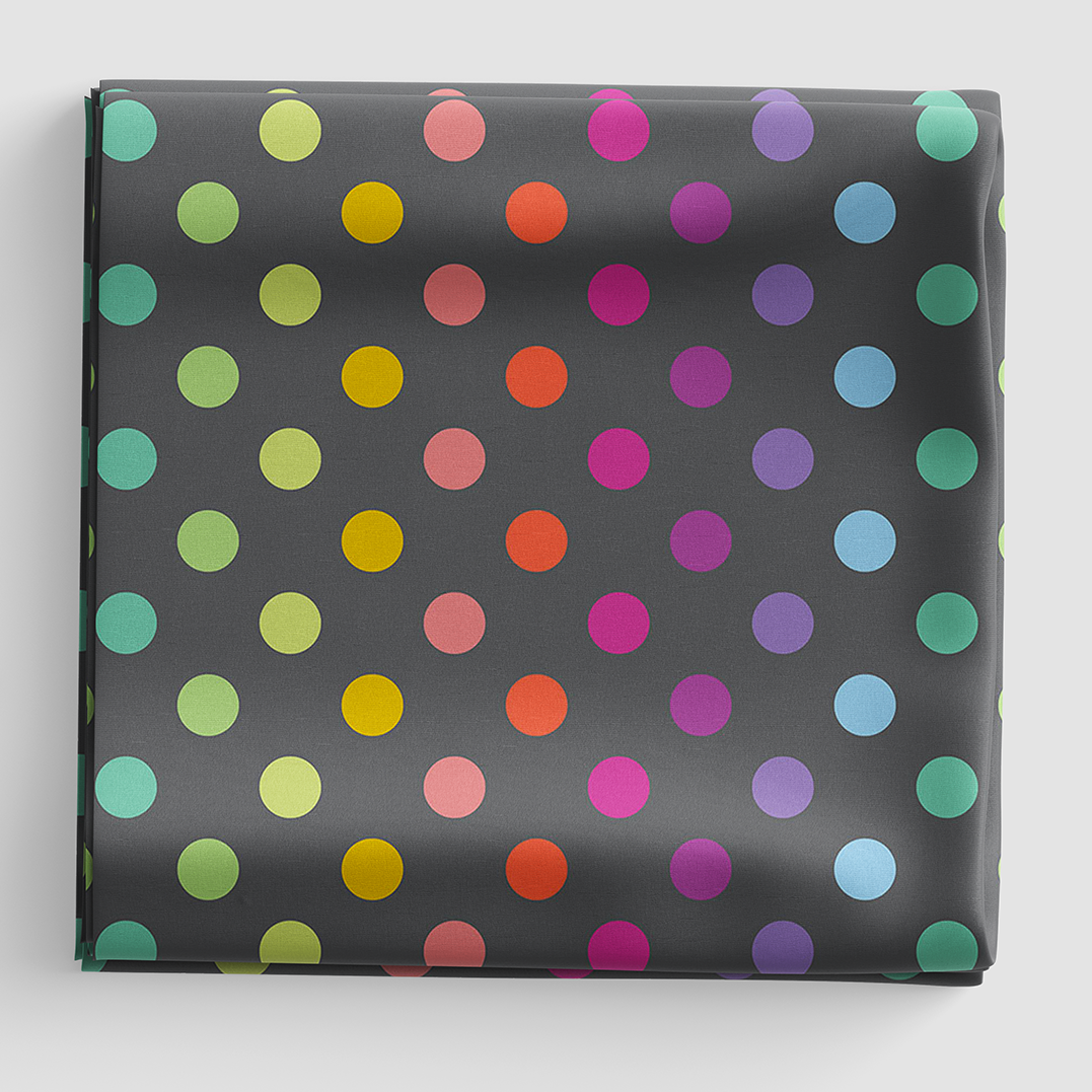 True Colors Graywork - Disco Poms - Carbon - PWTP262.CARBON