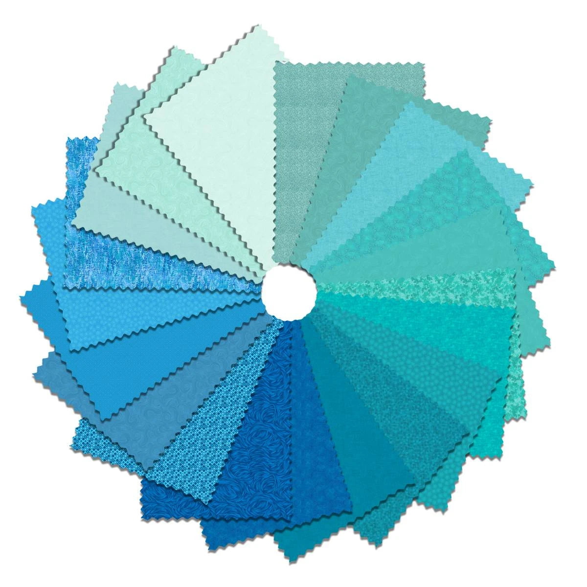 I've Got Hue, Babe - 5" Squares - Turquoise Waves