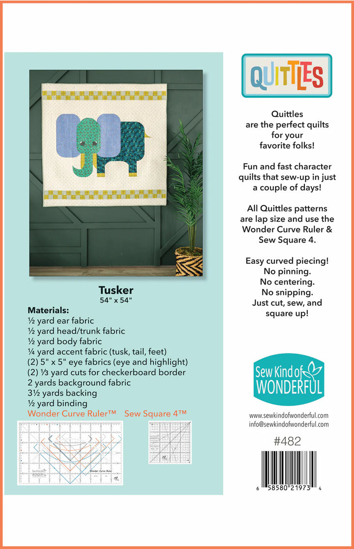 Quittles-Tusker - Sew Kind of Wonderful