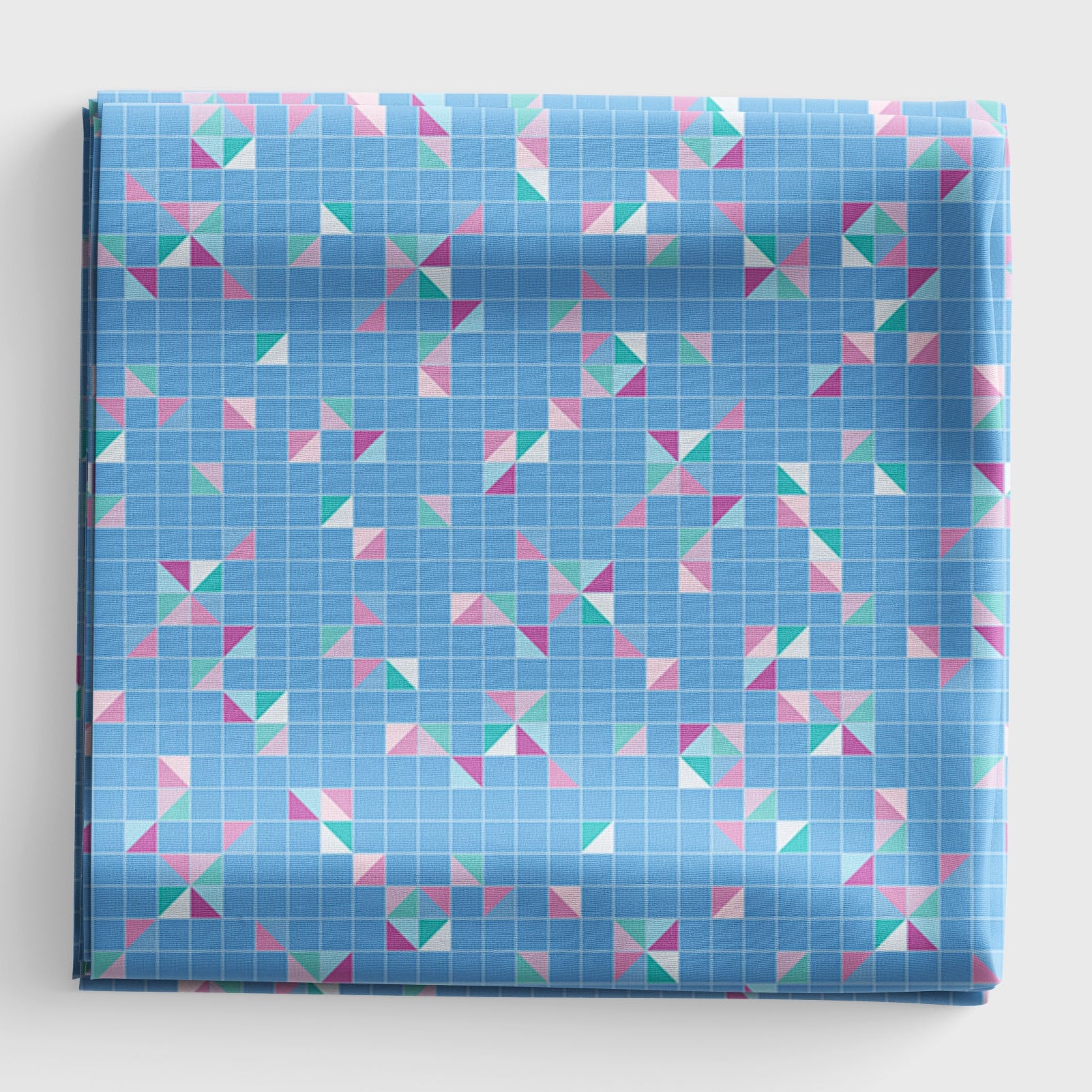 Twilight Serenade - Modern Triangles - Periwinkle - 17226-59