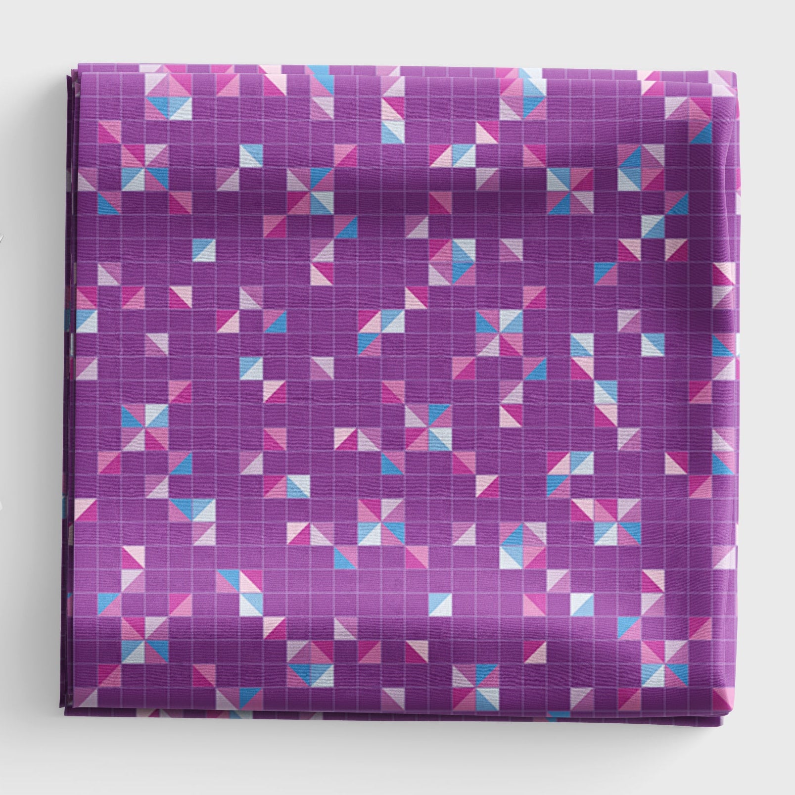 Twilight Serenade - Modern Triangles - Plum - 17226-63