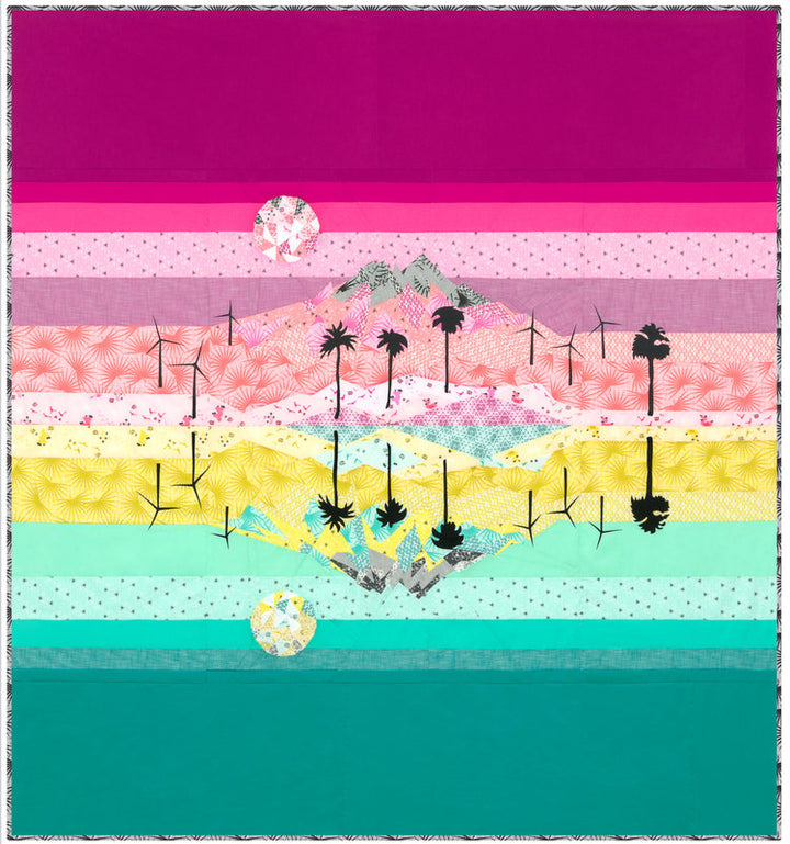 The Elevated Abstractions: Desert Mirage Quilt Pattern