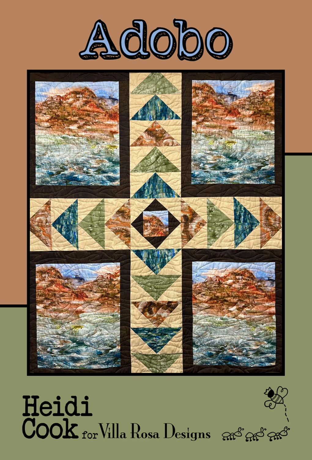 Adobo Quilt Pattern - Villa Rosa Designs