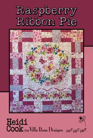 Raspberry Ribbon Pie - Villa Rosa Designs